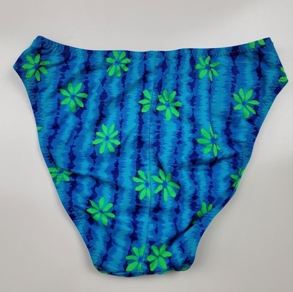 Vintage Endless Sun Floral High Cut Bikini Small - Picture 7 of 8